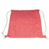 Melange Dyed Backsacks Red